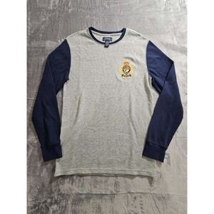 Polo Ralph Lauren Sleepwear Thermal Shirt with Crest Logo Mens Size M